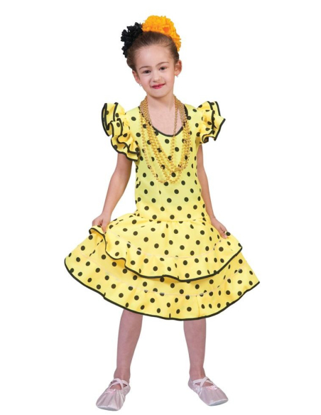 Robe Flamenco Enfant à Pois – Plusieurs Tailles