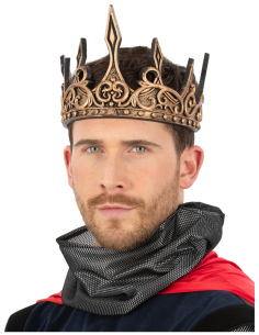 Couronne médiévale pour homme – Accessoire royal historique