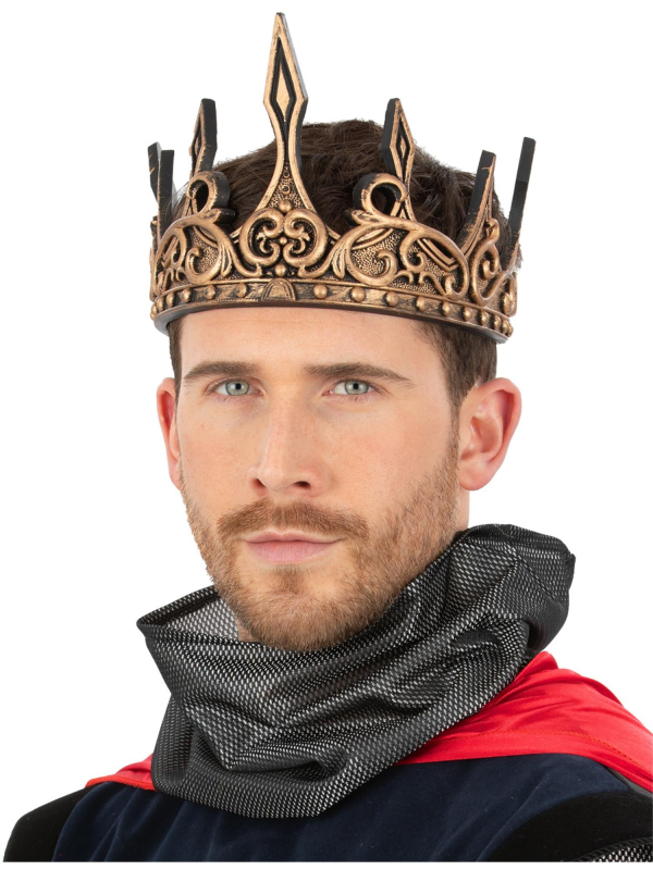 Couronne médiévale pour homme – Accessoire royal historique