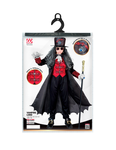 Déguisement de vampire enfant Halloween – Costume complet avec manteau, gilet et chapeau 2