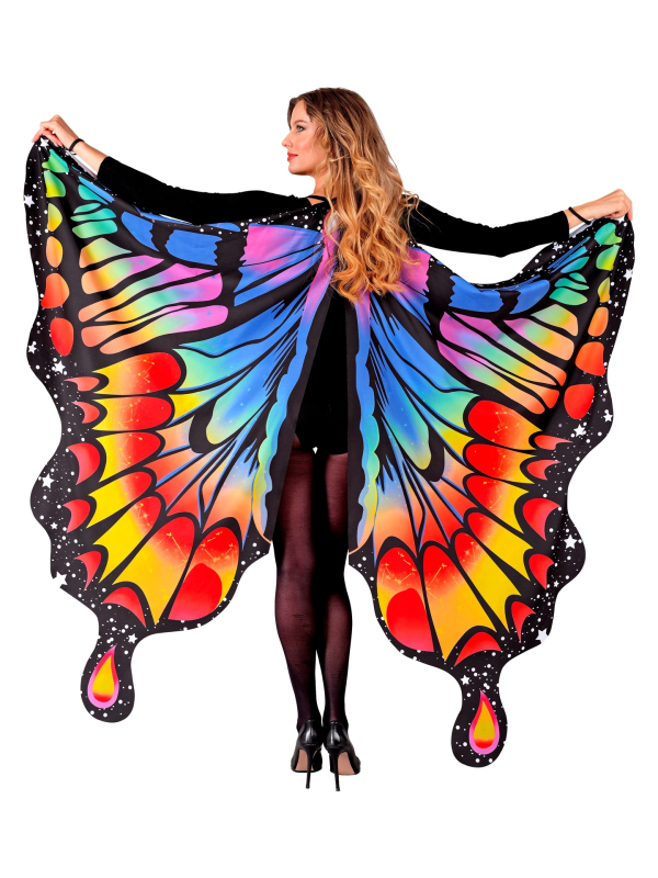 Ailes de Papillon Arc-en-Ciel 175 x 140 cm – Festival & Soirée