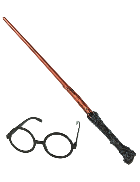 Kit Apprenti Magicien – Baguette Magique + Lunettes Sorcier