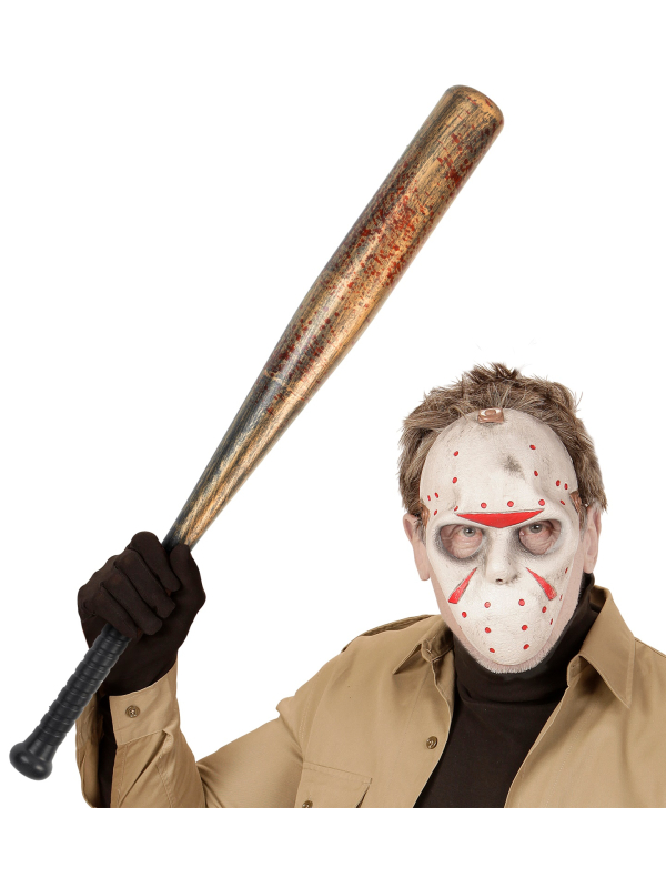 Batte de Baseball Sanglante Halloween – Accessoire Tueur de Film d’Horreur