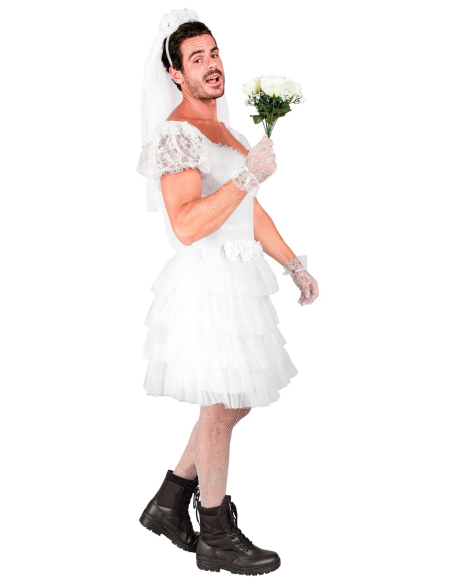 Déguisement de Mariée Humoristique pour Homme – Pour un EVG Inoubliable !