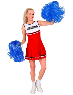 Costume de Majorette rouge et blanc du XS eu XL