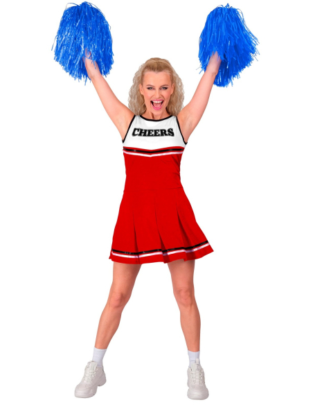 Costume de Majorette rouge et blanc du XS eu XL