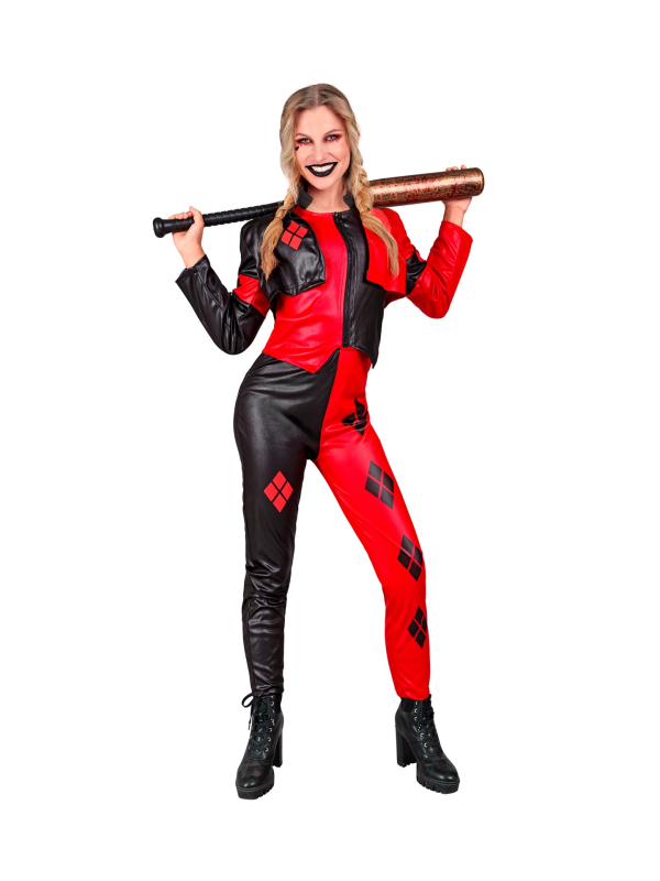 Déguisement Femme Arlequine Rebelle – Veste, Gilet, Pantalon