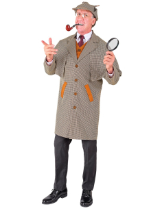 Déguisement Détective Sherlock Holmes Adulte – Manteau, Gilet, Chapeau 2