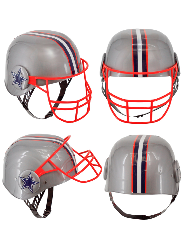Casque de Football Américain Enfant – Accessoire en Plastique Rigide