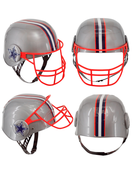 Casque de Football Américain Enfant – Accessoire en Plastique Rigide