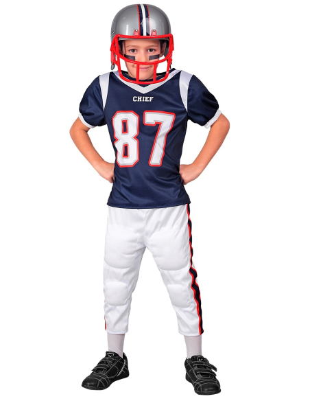 Déguisement Joueur de Football Américain Enfant et Ado – T-shirt et Pantalon rembourrés
