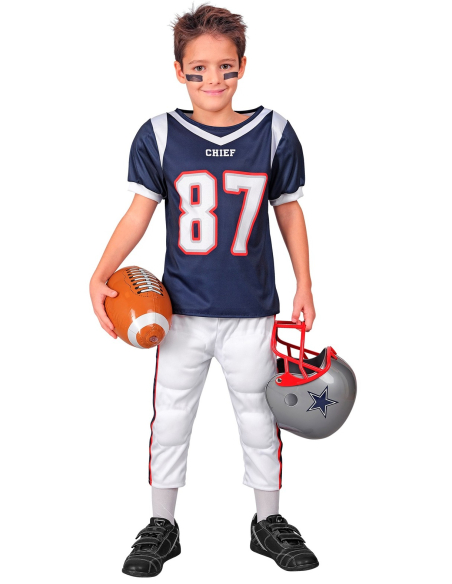 Déguisement Joueur de Football Américain Enfant et Ado – T-shirt et Pantalon rembourrés