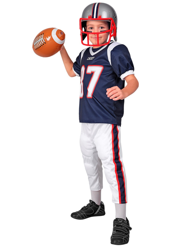 Déguisement Joueur de Football Américain Enfant et Ado – T-shirt et Pantalon rembourrés