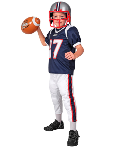 Déguisement Joueur de Football Américain Enfant et Ado – T-shirt et Pantalon rembourrés