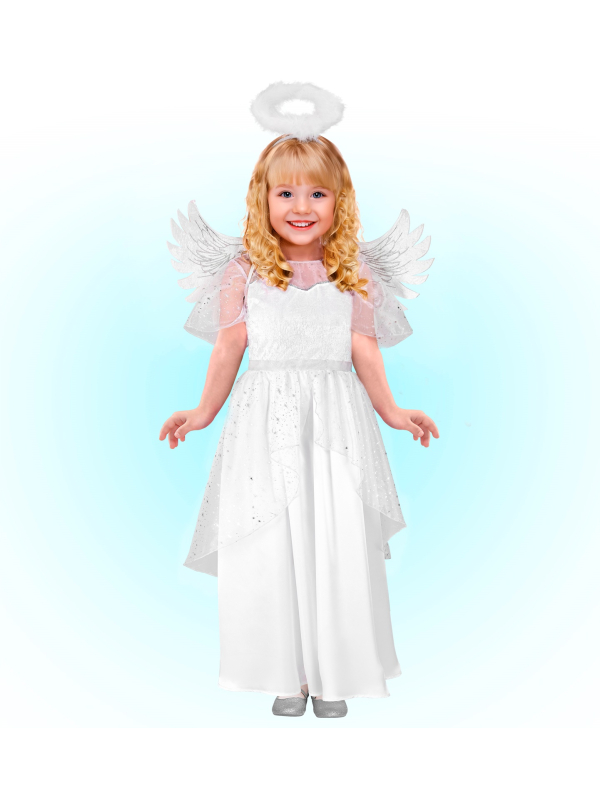 Déguisement d'Ange pour Enfant – Robe, Ailes et Auréole