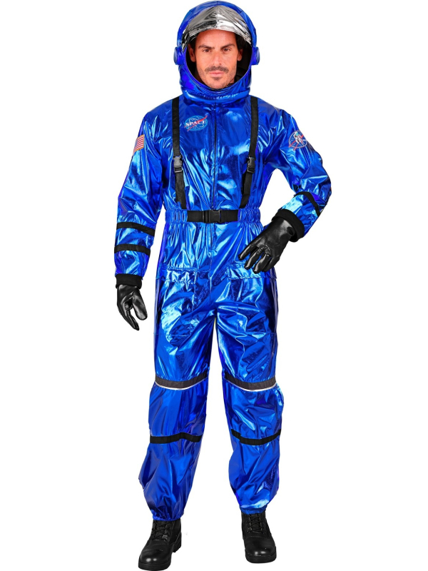 Déguisement d'Astronaute Bleu pour Adulte – Objectif Lune (ou Carnaval !)