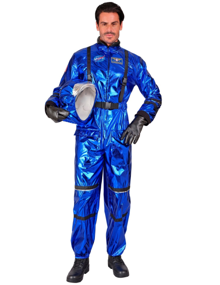 Déguisement d'Astronaute Bleu pour Adulte – Objectif Lune (ou Carnaval !)