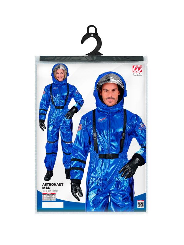 Déguisement d'Astronaute Bleu pour Adulte – Objectif Lune (ou Carnaval !)