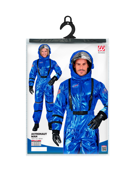 Déguisement d'Astronaute Bleu pour Adulte – Objectif Lune (ou Carnaval !)