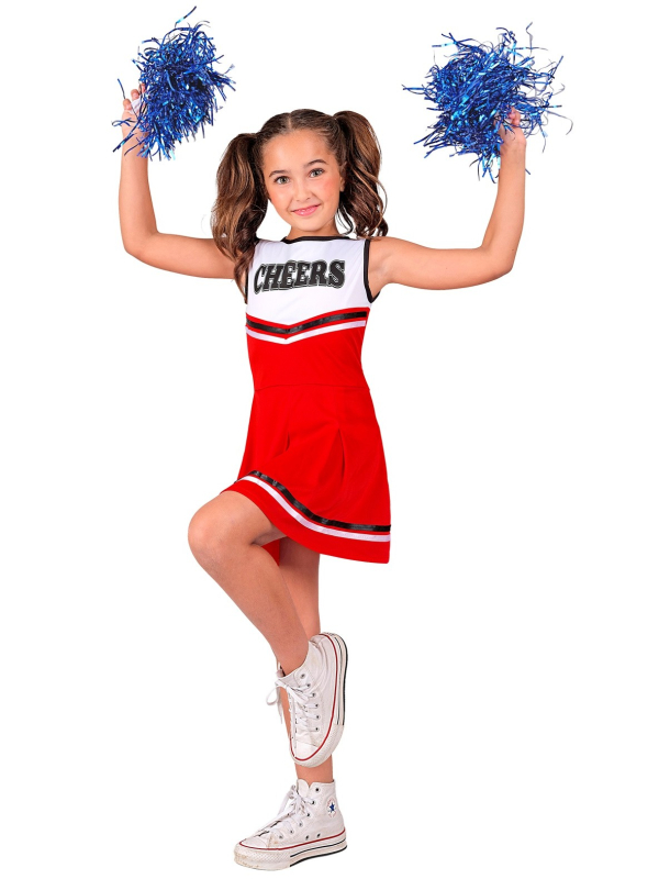 Déguisement de Majorette Rouge pour Enfant – Ambiance Cheerleader Garantie !