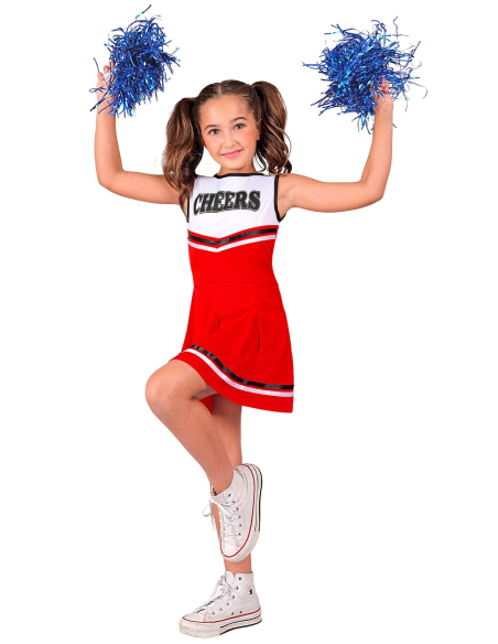 Déguisement de Majorette Rouge pour Enfant – Ambiance Cheerleader Garantie !