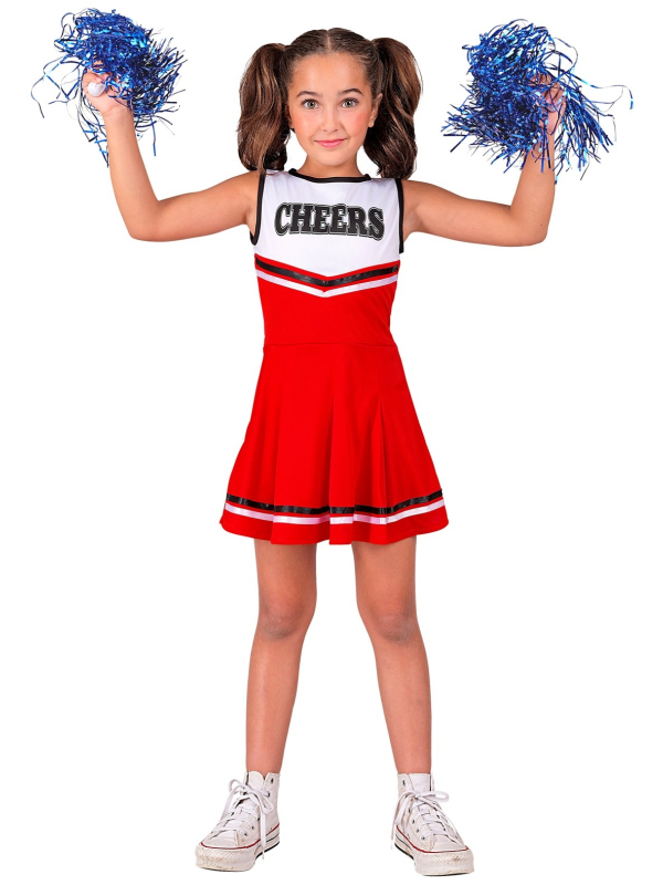 Déguisement de Majorette Rouge pour Enfant – Ambiance Cheerleader Garantie !