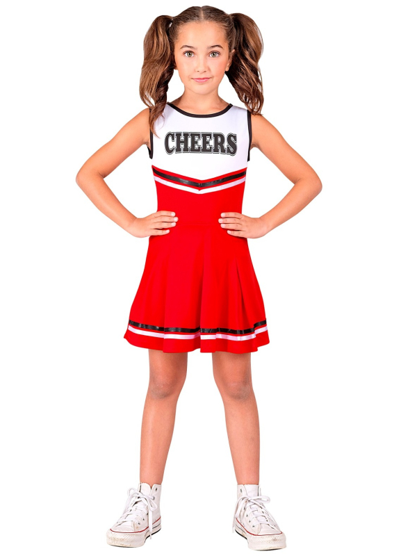 Déguisement de Majorette Rouge pour Enfant – Ambiance Cheerleader Garantie !