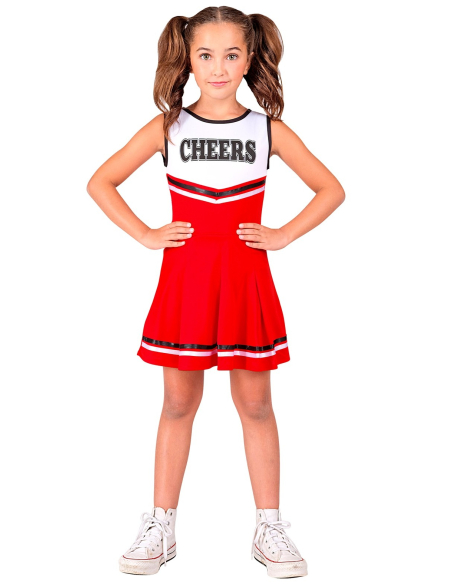 Déguisement de Majorette Rouge pour Enfant – Ambiance Cheerleader Garantie !