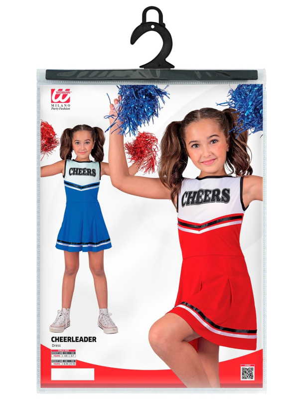 Déguisement de Majorette Bleue pour Enfant – Look Cheerleader Ultra Fun !