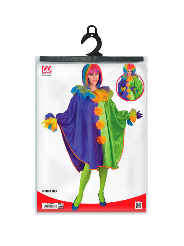Poncho Clown Femme – Un Déguisement Coloré et Confortable !