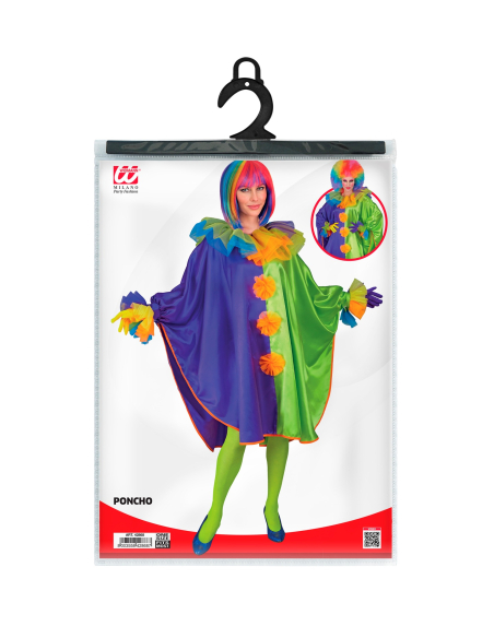 Poncho Clown Femme – Un Déguisement Coloré et Confortable !