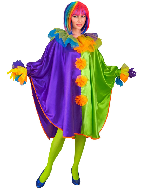Poncho Clown Femme – Un Déguisement Coloré et Confortable !