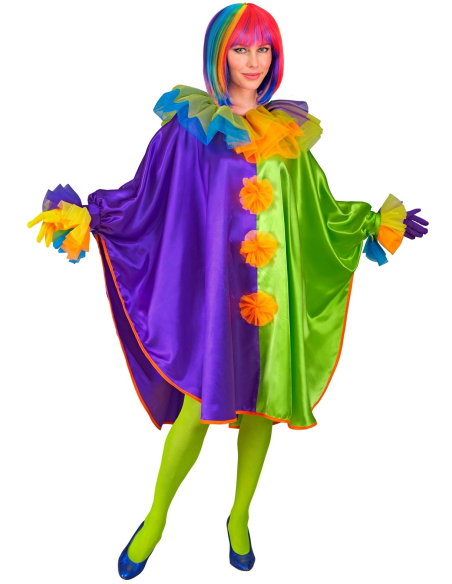 Poncho Clown Femme – Un Déguisement Coloré et Confortable !