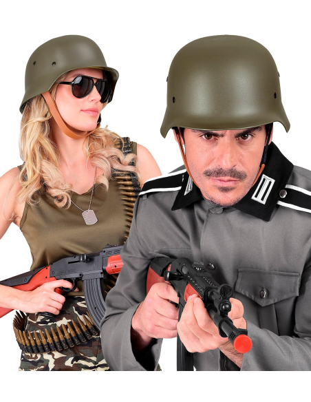 Casque de soldat allemand historique – Accessoire déguisement adulte