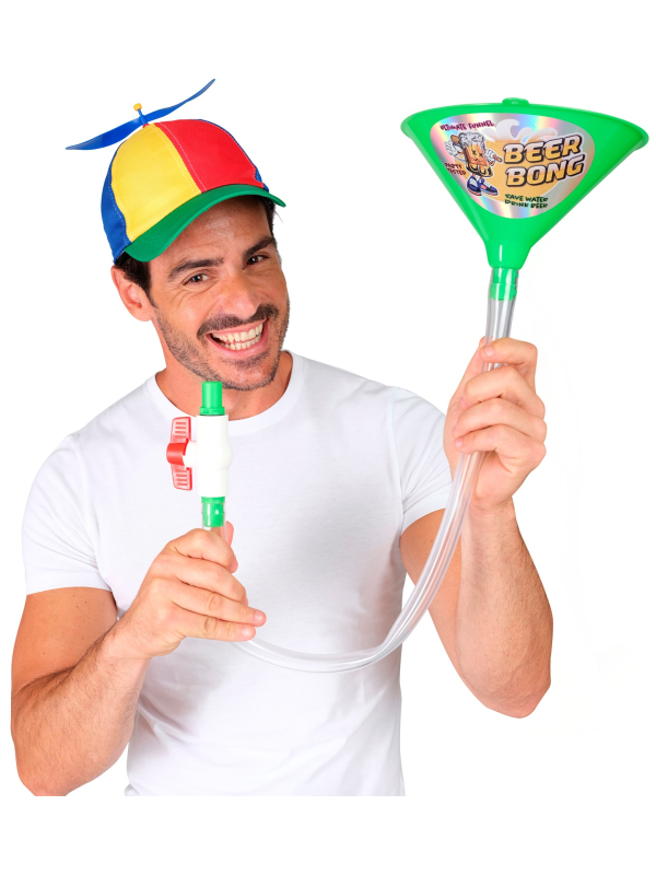 Entonnoir à bière festif avec robinet – Beer Bong Party