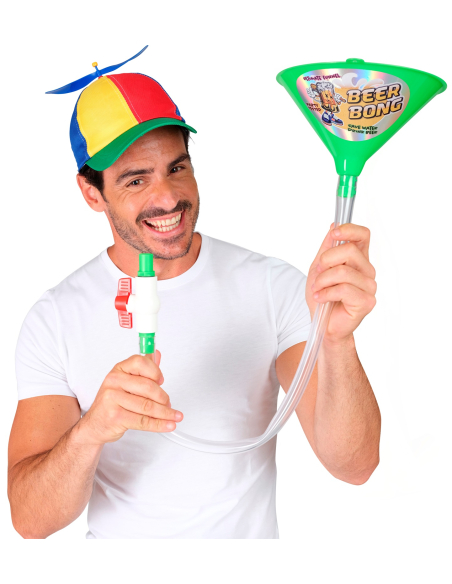 Entonnoir à bière festif avec robinet – Beer Bong Party