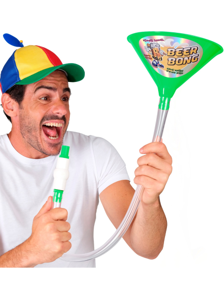 Entonnoir à bière festif avec robinet – Beer Bong Party