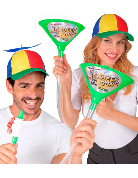 Entonnoir à bière festif avec robinet – Beer Bong Party