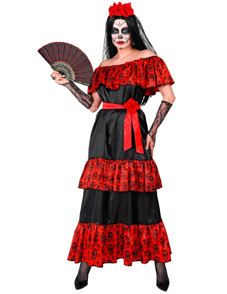Déguisement femme Dia de los Muertos complet – Ambiance Mexique