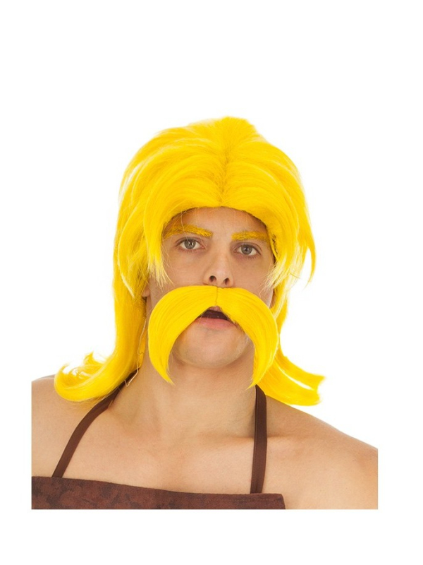 Set perruque + moustache Cétautomatix™ – Astérix® – Officiel – 2 pièces