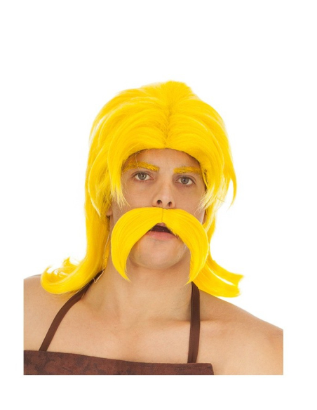 Set perruque + moustache Cétautomatix™ – Astérix® – Officiel – 2 pièces
