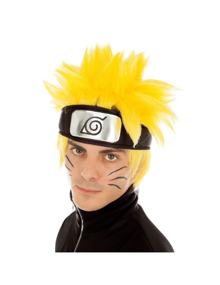 Perruque Naruto™ Shippuden adulte – Jaune hérissée – Taille unique