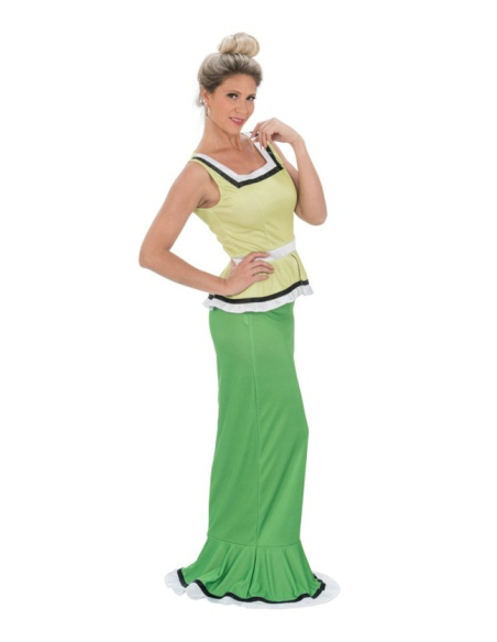 Déguisement Madame Agecanonix™ adulte – Astérix® – Haut + Jupe