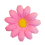 Set de 20 fleurs roses décoratives en tissu – Pour vos fêtes, chapeaux, chars et DIY créatifs