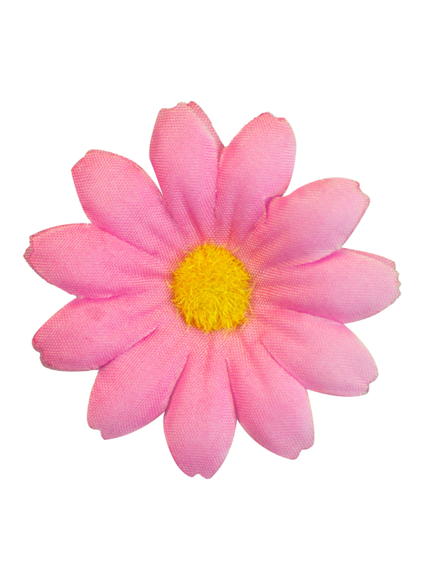 Set de 20 fleurs roses décoratives en tissu – Pour vos fêtes, chapeaux, chars et DIY créatifs