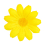 Set de 20 fleurs jaunes en tissu – Décoration joyeuse pour toutes vos fêtes et créations DIY