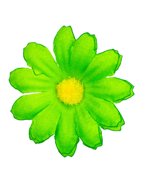 Set de 20 fleurs vertes décoratives en tissu – Accessoire festif pour décor nature et déguisements