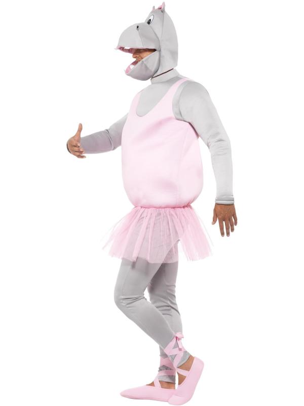 Déguisement Hippopotame Ballerine Adulte (haut, pantalon, coiffe, couvre-chaussures)