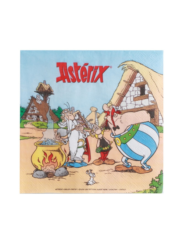 20 Serviettes en papier Astérix® – Pour une fête d’anniversaire 100 % gauloise !