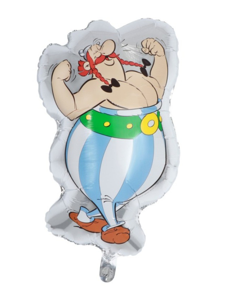 Ballon mylar Obélix Astérix® – 49,5 x 81 cm – Déco d’anniversaire géante et festive
